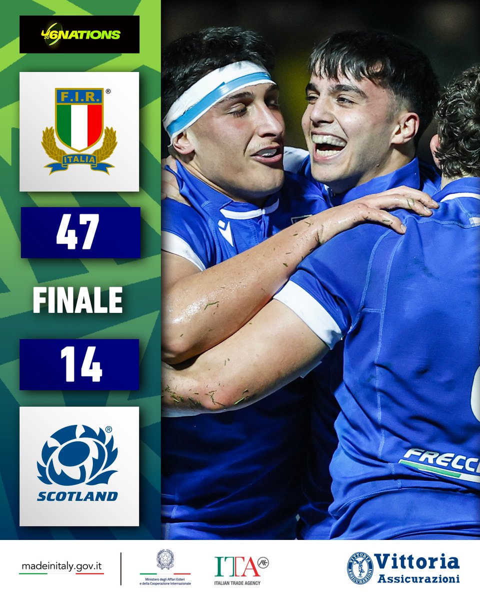 Italrugby (@federugby) on Twitter photo ๐๐ฎ๐ผ๐ฝ๐ช ๐๐๐๐พ๐ป๐ป๐ช ๐
<a href="/SixNationsU20/">Six Nations Under-20s</a>
#insieme #rugbypassioneitaliana ๐๐ฎ๐ผ๐ฝ๐ช ๐๐๐๐พ๐ป๐ป๐ช ๐
<a href="/SixNationsU20/">Six Nations Under-20s</a>
#insieme #rugbypassioneitaliana