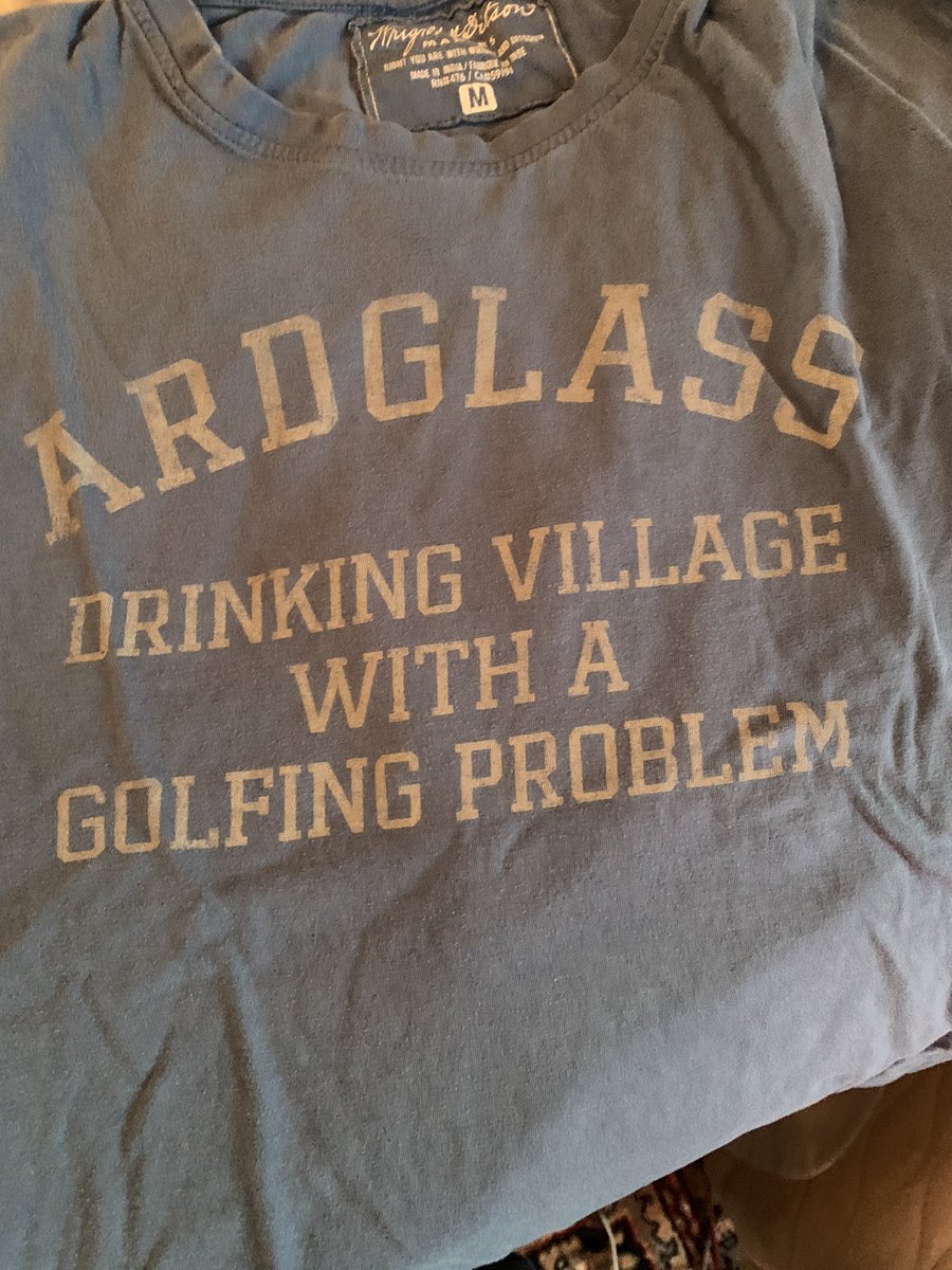 @fried_egg_golf @ArdglassGolf What a great place. Gonna have to make a return trip, my t-shirt is wearing out.