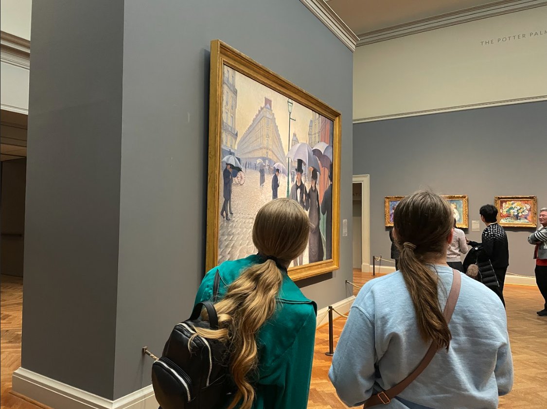 D96Hauser's tweet photo. 8th grade Hauser French students enjoyed delicious French food at Léa's French Café in Oak Park and saw some amazing pieces of art at the Art Institute of Chicago. #HJHCougars https://t.co/gV3SiR3tax