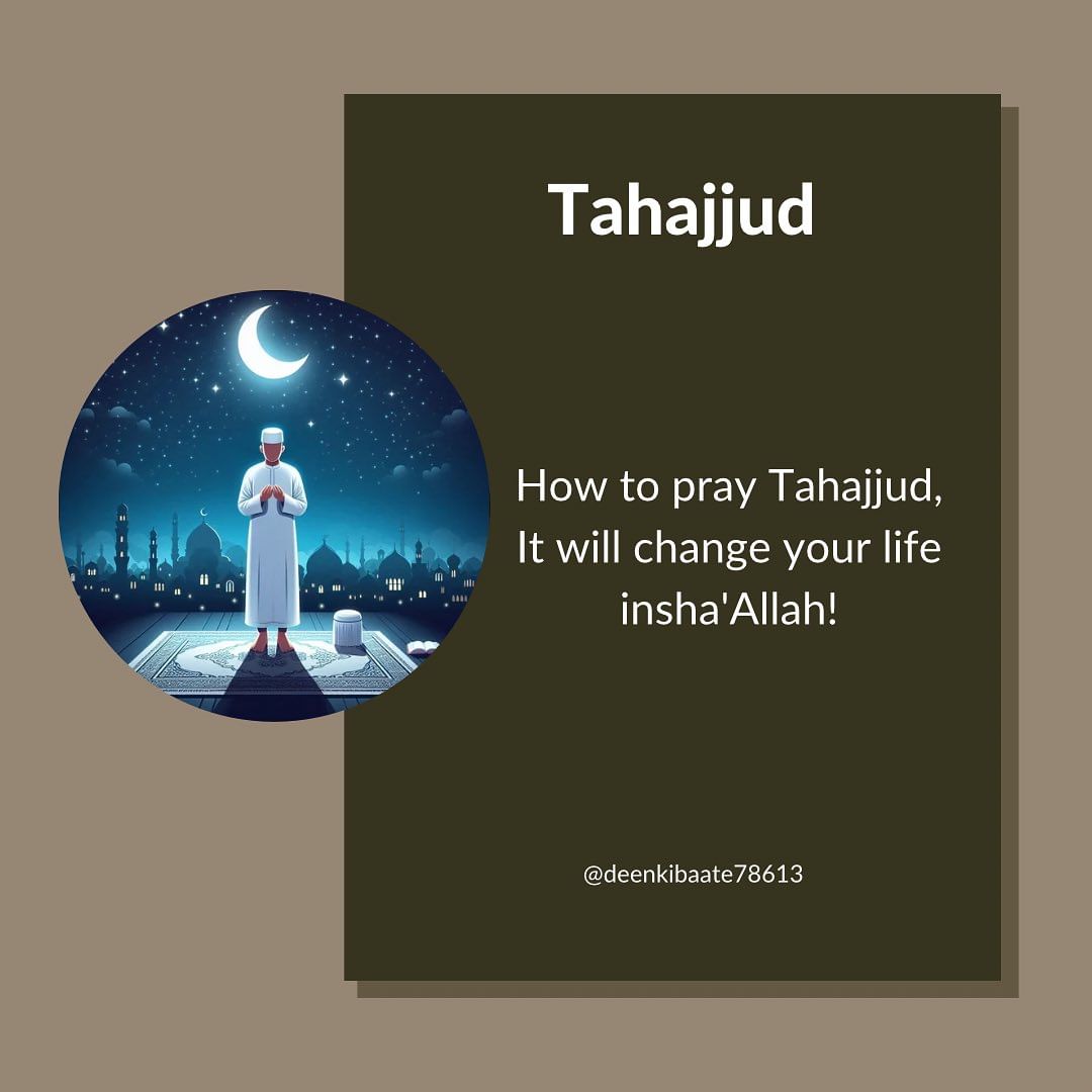 Cool_Ustaz's tweet image. ● How To Pray Tahajjud, It Will Change Your Life In'Sha-Allah.✨️🌌

● Thread🧵
