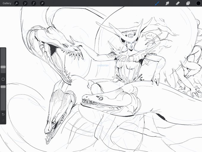 the eel queen needs a redraw 