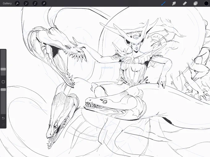the eel queen needs a redraw 