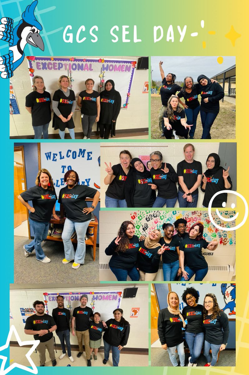 ajejaybirds's tweet photo. AJE celebrates SELDAY, 2024! We love it when a staff comes together. #BetterTogether #ONLYONEYOU @beth_callicutt @GCSchoolsNC @TeachBellS https://t.co/BPj9CtWL8B