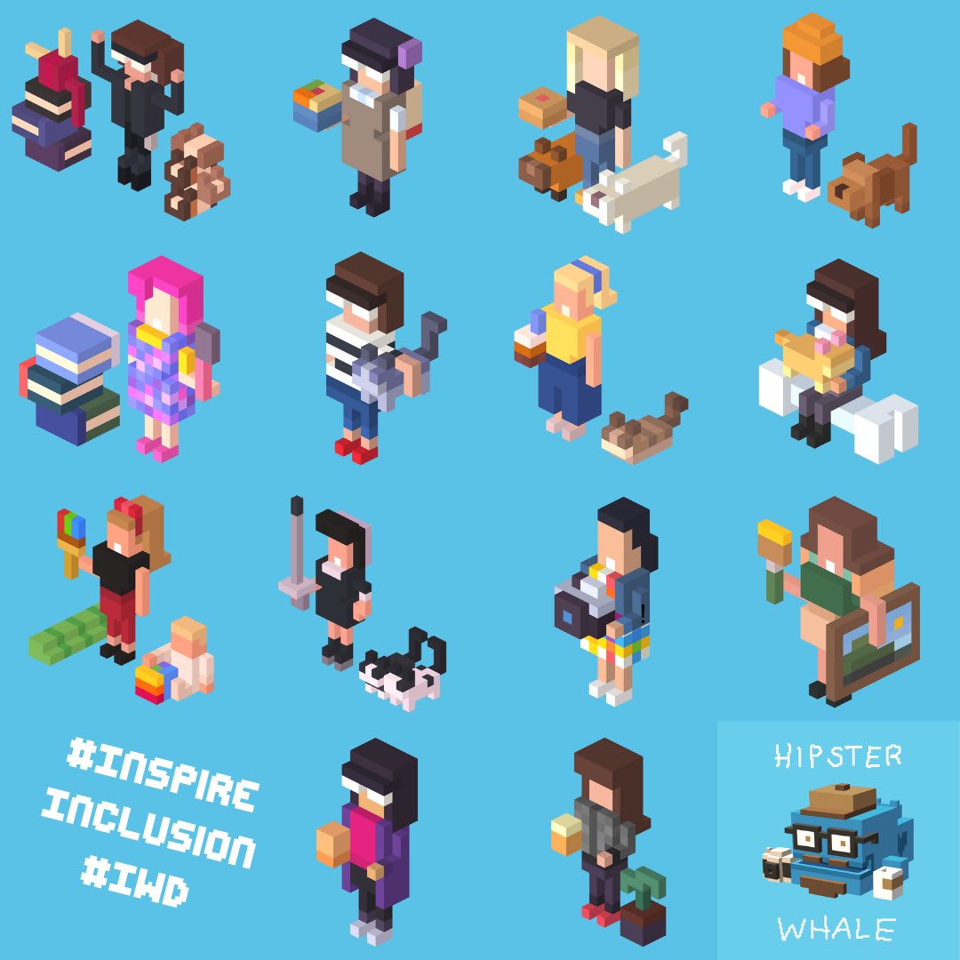 This #IWD2024 we’re celebrating not only the women of Hipster Whale but women in the Games Industry, including our queer, trans and non-binary pals.

We’re so grateful for your unique perspectives, humour, and expertise. We make infinitely better games because of you!