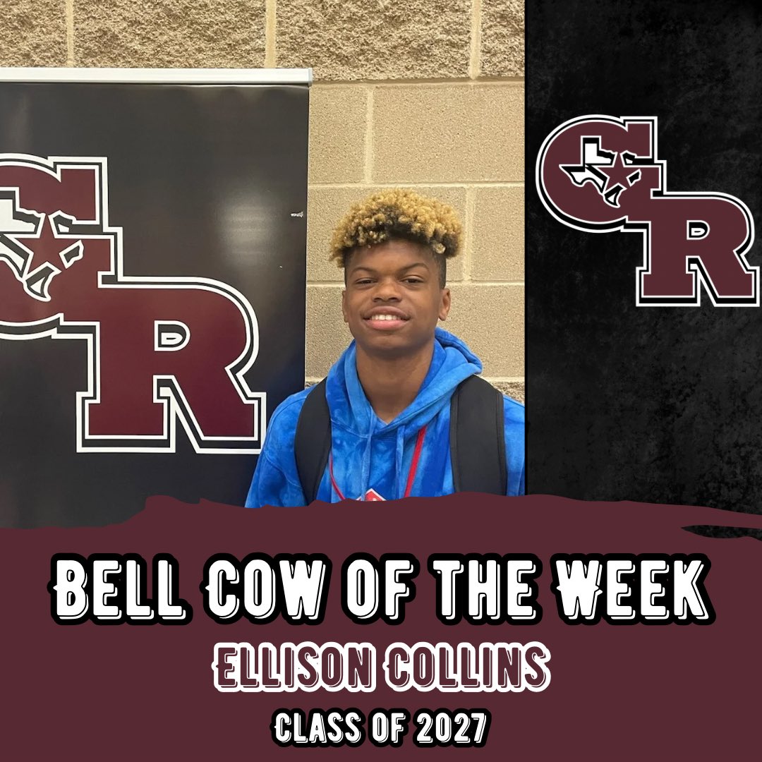 BIG Shoutout to our Bell Cows of the Week!! These guys worked hard and were leaders in the weight room, on the field, and in the classroom! Hagan Lineberger - ‘25 Charles Weaver - ‘26 Ellison Collins - ‘27 #TLC
