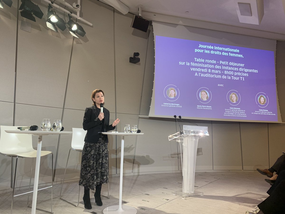 March 8th #IWD at <a href="/ENGIEgroup/">ENGIE</a> time to celebrate the major results we have achieved towards our ambitious goals on gender parity in particular supported by a French legal framework <a href="/RixainMP/">Marie-Pierre Rixain</a> <a href="/cathmacgregor/">Catherine MacGregor</a> <a href="/claire_waysand/">Claire Waysand</a> <a href="/CecilePrevieu/">Cécile Prévieu</a> <a href="/spadarenata/">Renata Spada</a>