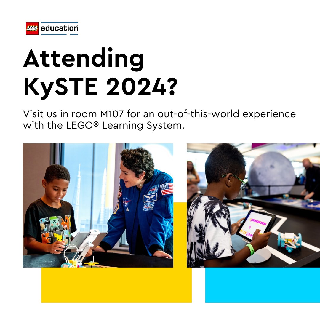 LEGO Education is ready for #KySTE24 Can’t wait to see everyone next week! @kystetech