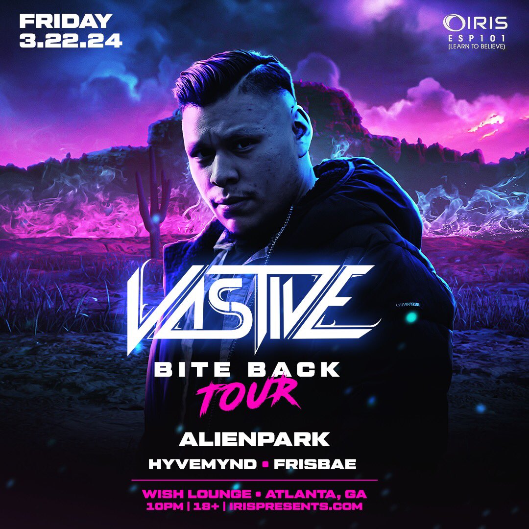 Alaaniel's tweet photo. I’m back at @irispresents Sat Mar. 23rd w/ @KnarfKnarfWubs &amp; Authentik! 💙❤️ You bring good vibes and I’ll bring the most forward ALAANIEL set you’ve heard yet 🙌

Mar. 22nd: Vastive ft. Alienpark, HYVEMIND &amp; @FRISBAEMUSIC !

Mar. 30th: Flux Pavilion!
🎟️ https://t.co/LHjOrD3WG3 https://t.co/8jjVyZCyUh