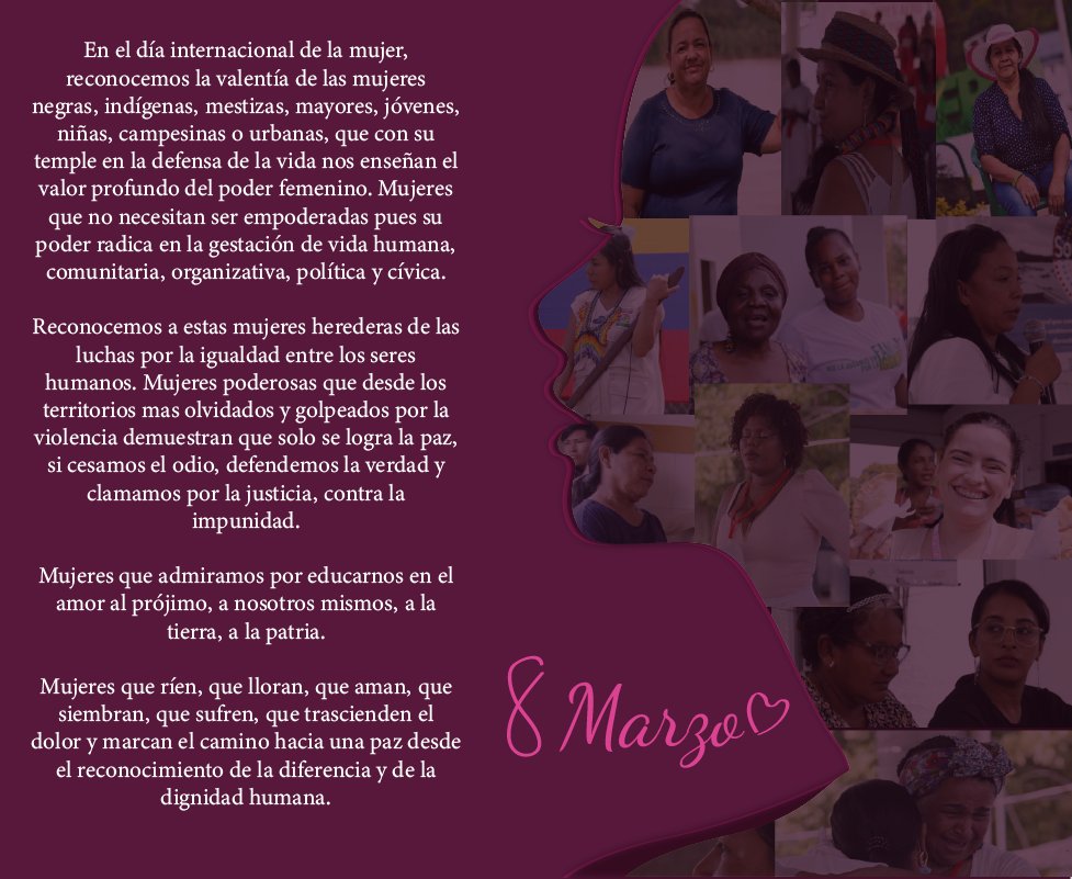 #DiaInternacionalDeLaMujer 💜 Gracias Mujeres 💜