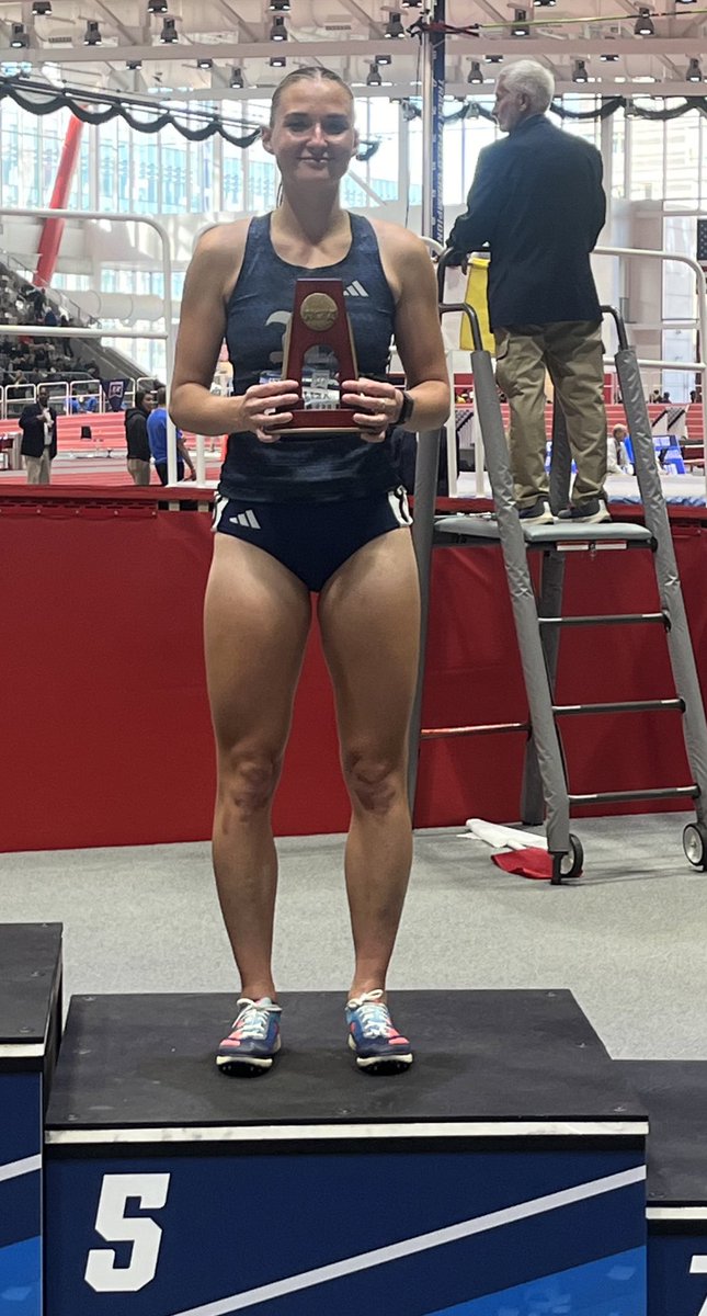 What an outstanding performance by Eliza!!!! 3rd Pentathlon of the year and 3rd Personal Best!!! 5th in the Nation in her very first National Meet!!! A truly great competitor!
