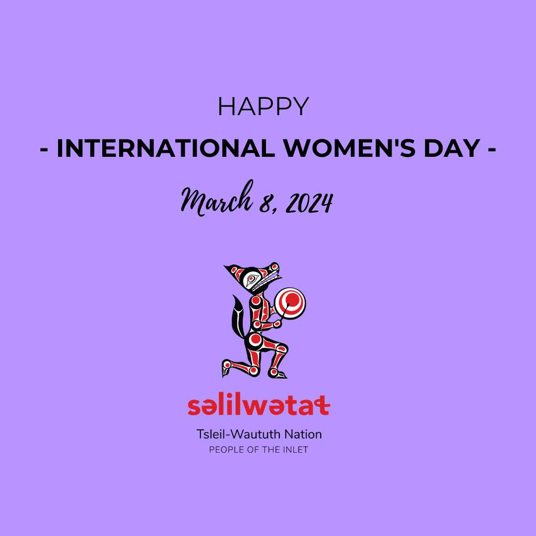 Happy International Women's Day to all of our səlilwətaɬ women, matriarchs, and every woman in our lives, who continue to hold much strength past, present, and future. #IWD2024