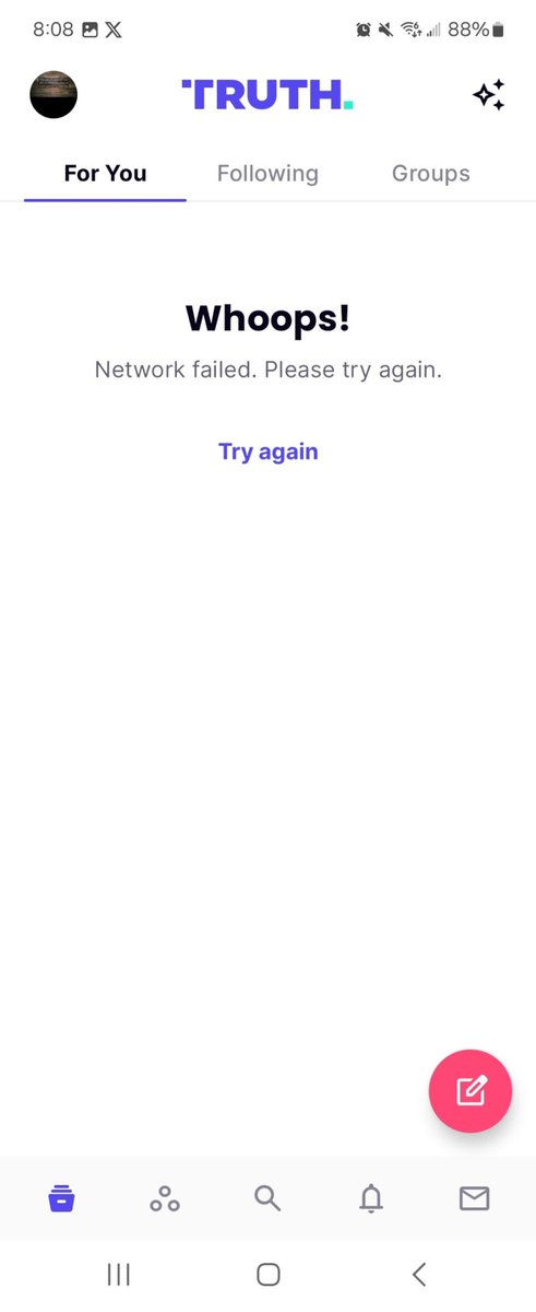 QM3lli3Q's tweet image. When I was watching back 🤣 and forth and noticed, Truth was down.
#TrollingIsFun