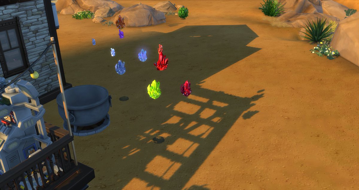 moonlitejellie's tweet photo. didn't anticipate how weird the crystal trees would look when they get hit with the age old gardening glitch... https://t.co/wMD6xfNG3b