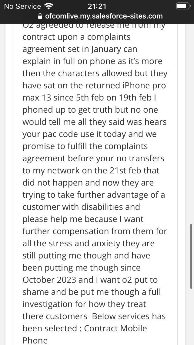 DawnyPops91's tweet photo. @Ofcom @ofcom please help me I have just filled out your form https://t.co/l7V4y8luya