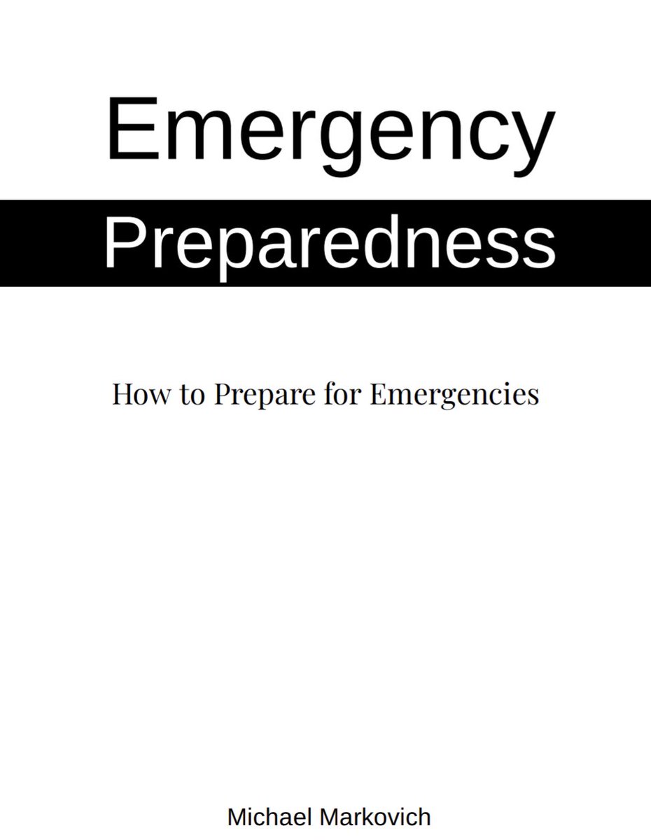 RogueIslandRadi's tweet photo. Just finished another book on Emergency Preparedness. As always, it is free to download. My goal is to educate as many as I can on the subject in order to keep as many as possible safe in an emergency. feel free to share it. Here is the link:

https://t.co/8GeTMIhvaC https://t.co/eddeDtI1pg