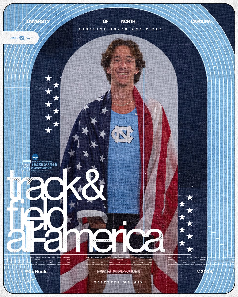 UNCTrack_Field's tweet photo. 𝐎𝐧𝐞, 𝐓𝐰𝐨, 𝐓𝐡𝐫𝐞𝐞, 𝐅𝐨𝐮𝐫 𝐀𝐥𝐥-𝐀𝐦𝐞𝐫𝐢𝐜𝐚𝐧𝐬!

Aiden Neal, Andrew Regnier, Kyle Reinheimer, and Jake Gebhardt secured 𝐀𝐋𝐋-𝐀𝐌𝐄𝐑𝐈𝐂𝐀𝐍 honors with their fourth-place finish in the DMR Relay!

Clocking a time of 𝟗:𝟐𝟕.𝟗𝟔! https://t.co/6BW7KserWn