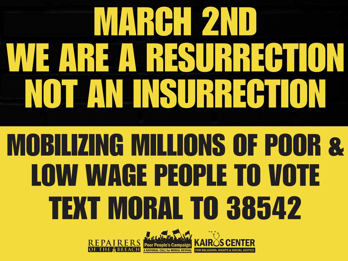 @NC_PPC @NCLeg @oxfamgb The @NC_PPC  is letting the @NCLEG know that we are not an insurrection of hate and destruction, we are a resurrection of power and purpose. #MoralMarchToThePolls