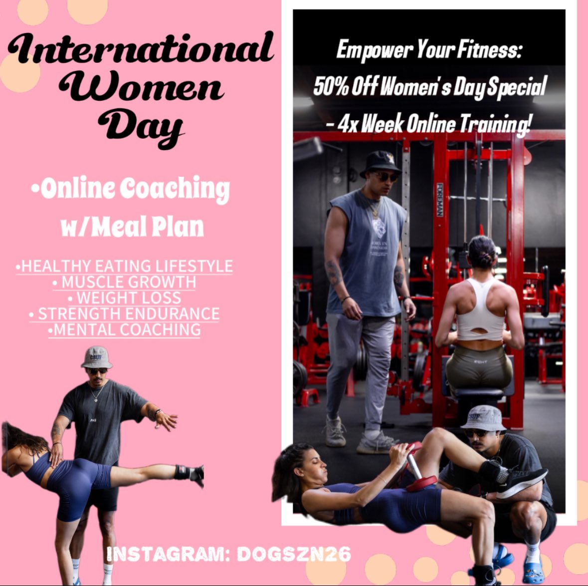 Hit Dm if you need help getting your fitness goals inline. #nationalwomensday #WomenEmpowerment #WomensDay