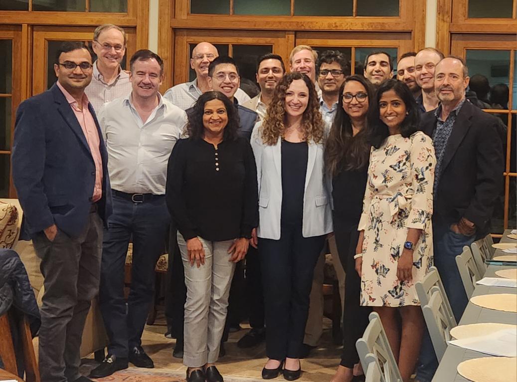 BCMHeart's tweet image. Amazing evening with prevention guru Dr. Roger Blumenthal @rblument1 at another @BCMHeart Journal Club Special Series: Engaging with Experts with our cardiology fellows! Thank you to our wonderful hosts @CBallantyneMD and his wondeful wife. #prevention #powerofzero @BaylorCardio