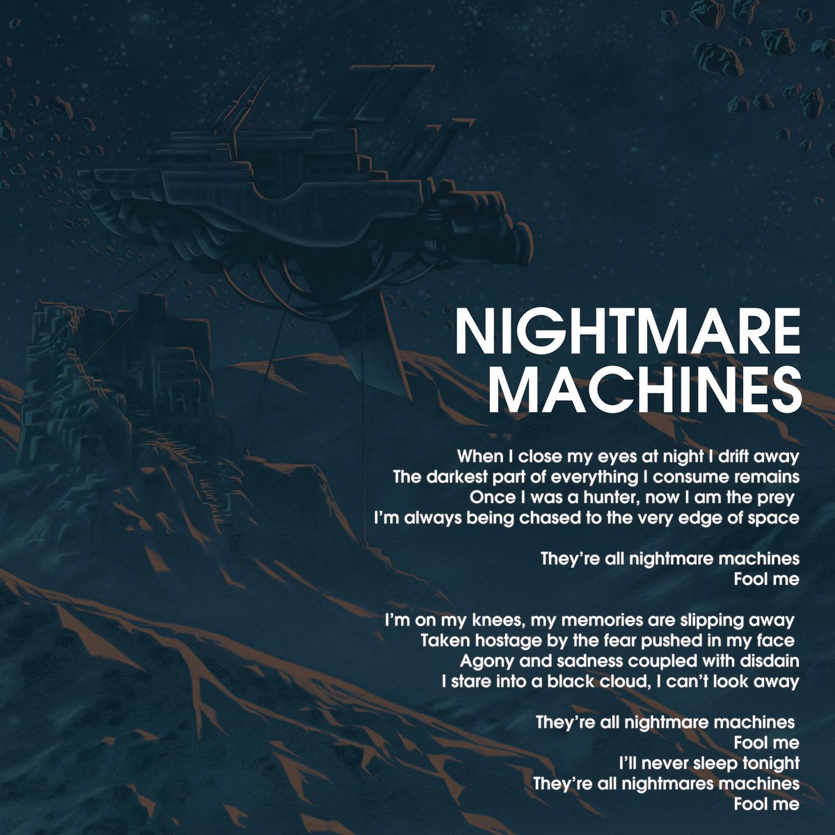 TransitMethod's tweet photo. “Nightmare Machines”. The first song written for OTHERVOID 🛸
https://t.co/aBxpxztzyr
#transitmethod #othervoid #entertheothervoid #nightmaremachines #brutalpandarecords #austinmusic #texasmetal #heavymetal #prog #progmetal #cosmic #cosmicmetal https://t.co/2RrZOPB9zK