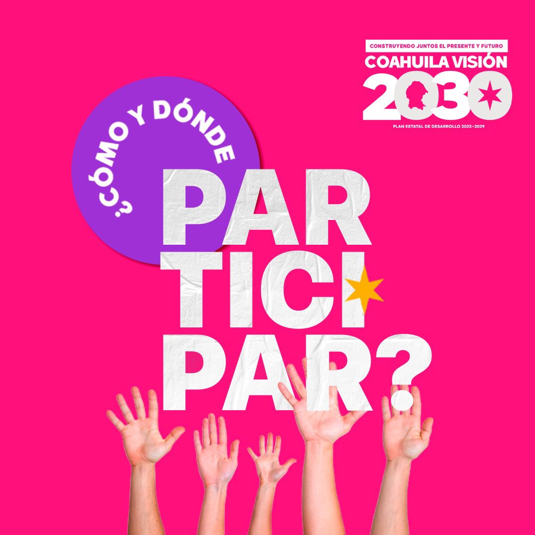 GobDeCoahuila's tweet photo. ¿Cómo y dónde puedo participar en los encuentros de participación ciudadana?

Escanea el QR que te llevará al chatbot

Escanea el QR en puntos de afluencia.

Manda un correo electrónico a coahuilavision2030@coahuilagob.mx

Visita la página web https://t.co/DNplaQ7n4o https://t.co/ER0cjxtm51