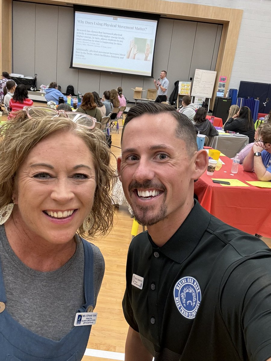 Active classroom training couldn’t have come at a better time of year for the Twain and Delaware staff, thanks to <a href="/CoachBrum/">Brad Brummel</a>! Looking forward to kicking off the 4th quarter stretch with high engagement! <a href="/PrincipalYoung/">Stephanie Young</a>