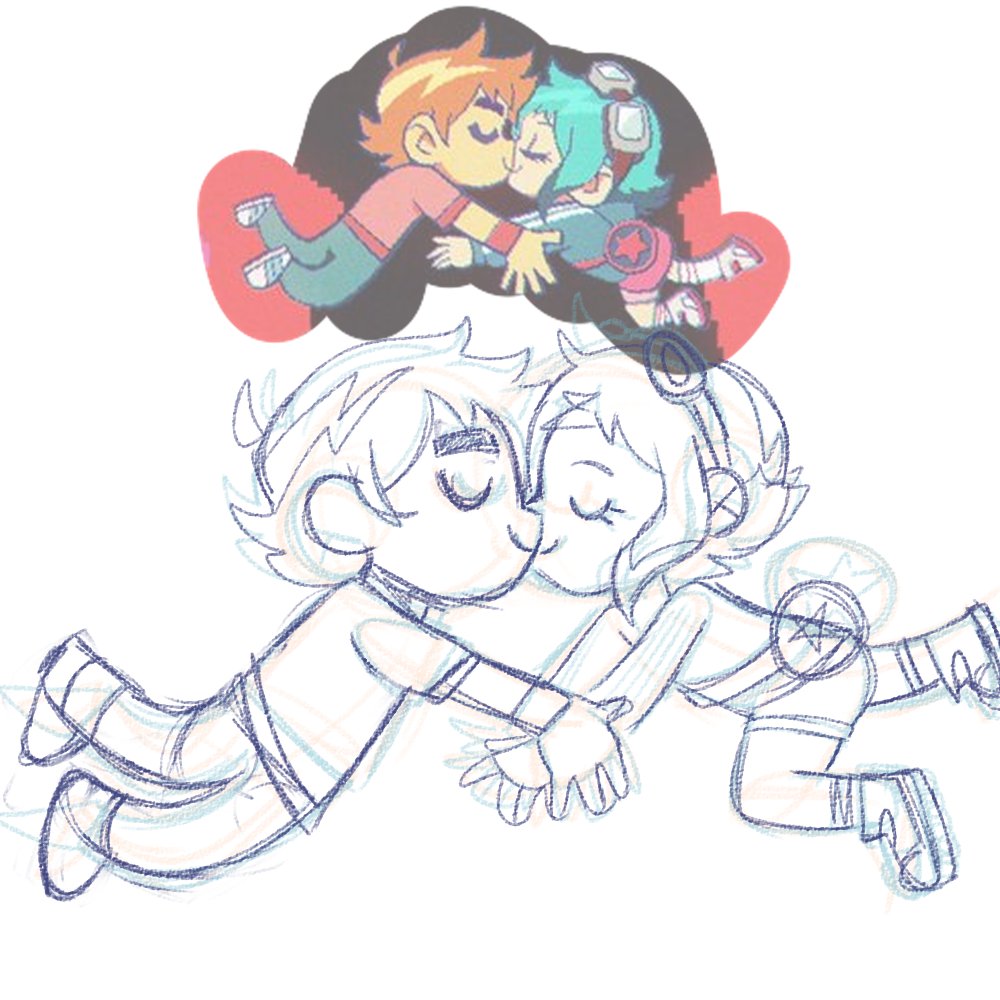 lynduubs's tweet photo. sketchsketch #ScottPilgrimTakesOff https://t.co/IvzOTE7i4q
