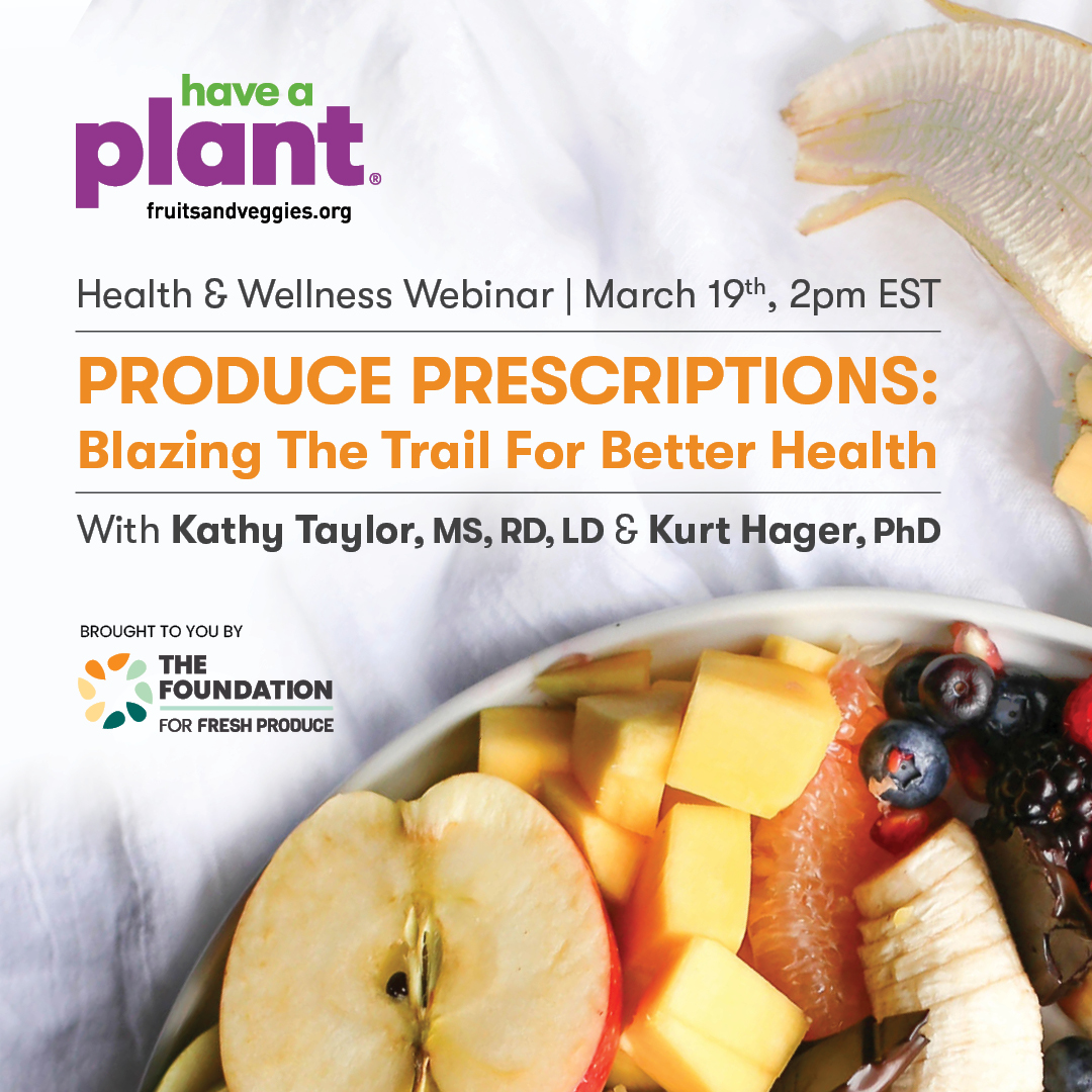 Don't miss our webinar on March 19th at 2pm ET! Discover how produce prescriptions are transforming healthcare. Learn about increasing fruit & veggie consumption for better outcomes and patient satisfaction. Register now! bit.ly/4c1ZSt1 #haveaplant