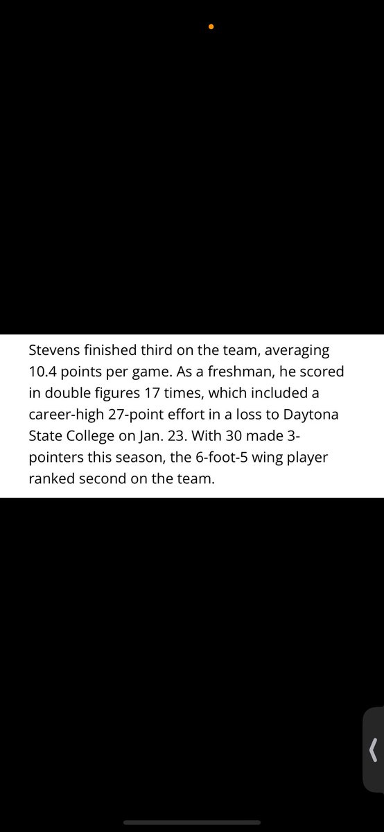 Malachi_1_'s tweet photo. Year 1🙏🏾 I appreciate the entire Polk State coaching staff for giving me a chance and the opportunity to play for their program. https://t.co/QUUoyJH54y