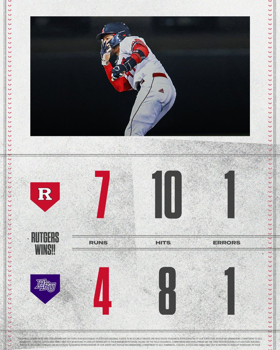Rutgers Baseball tweet media