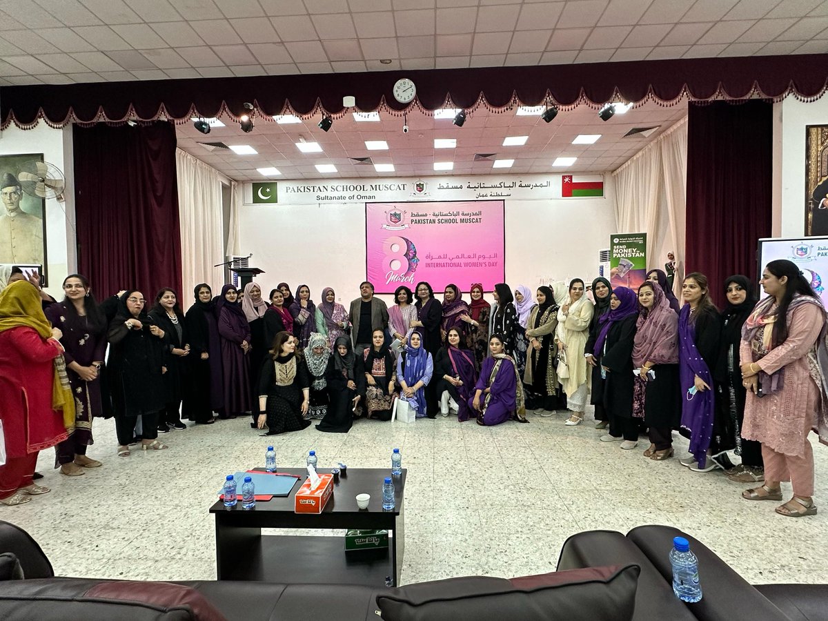 PSMJuniorBlock's tweet photo. "Empowered voices, boundless dreams! 🌟 Celebrating International Women's Day at Pakistan School Muscat with inspiring performances by our talented students. Today and every day, we honor and uplift the incredible women shaping our future. https://t.co/46o3GfNnO4