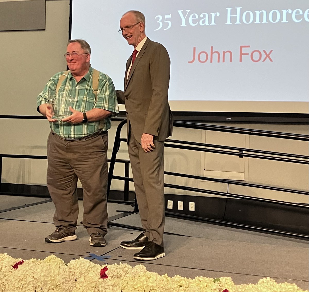 Congratulations to John Fox for 35 years of service to <a href="/unlvlibraries/">UNLV Libraries</a> ! <a href="/unlv/">UNLV</a>