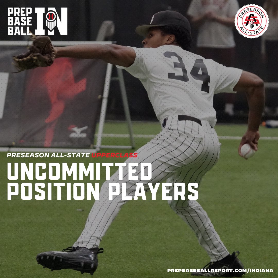 PrepBaseballIN's tweet image. ᴘʀᴇꜱᴇᴀꜱᴏɴ ᴀʟʟ-ꜱᴛᴀᴛᴇ ᴜᴘᴘᴇʀᴄʟᴀꜱꜱ
𝙐𝙣𝙘𝙤𝙢𝙢𝙞𝙩𝙩𝙚𝙙 𝙋𝙤𝙨𝙞𝙩𝙞𝙤𝙣 𝙋𝙡𝙖𝙮𝙚𝙧𝙨📋

Notes on the Top @PBR_Uncommitted 2025 position players from #INPAS24📝

✍️ &amp;amp; 🎥 👇

🖇️ loom.ly/5RpC4g0
