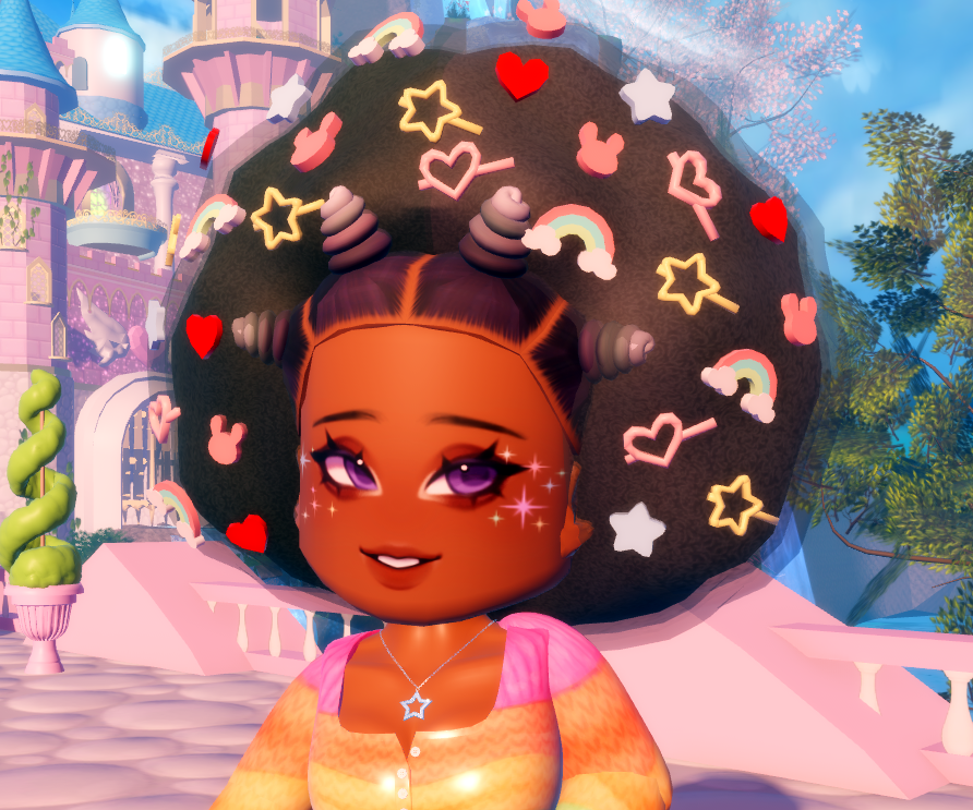 BumbleBiiz's tweet photo. So... was there a masc hair?? 🤨

 #royalehigh #starlightset https://t.co/vajV65iLTt