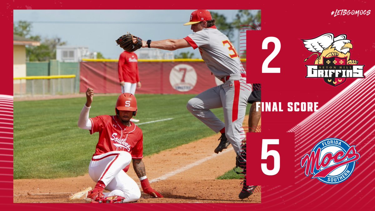 MOCS WIN!!! A strong day at the plate for <a href="/MocsBaseball/">FSC Baseball</a> as FSC had 15 hits in the 5-2 victory over the Griffins. 

Mocs are back tomorrow, March 9, for a 12 p.m. start at Henley against SHU. #LetsGoMocs

📰: zurl.co/AOrh