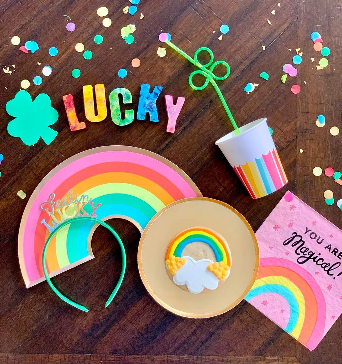 catchmyparty's tweet photo. Check out this colourful St. Patrick's Day party! The rainbow waffles are so cool! https://t.co/8cLafT0o1g #catchmyparty #partyideas #stpatricksday #stpatricksdayparty https://t.co/S34BrhT6By