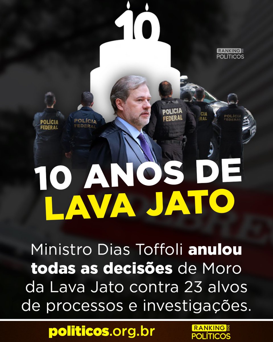 RankPolitico's tweet photo. Os beneficiados pelas decisões de Toffoli haviam sido atingidos pelas operações Integração, Quadro Negro e Piloto, que apuravam suspeitas de corrupção envolvendo o ex-governador do Paraná, Beto Richa, do PSDB.

Leia mais: https://t.co/XW4ilLo8Kj https://t.co/geRhYuJlhZ