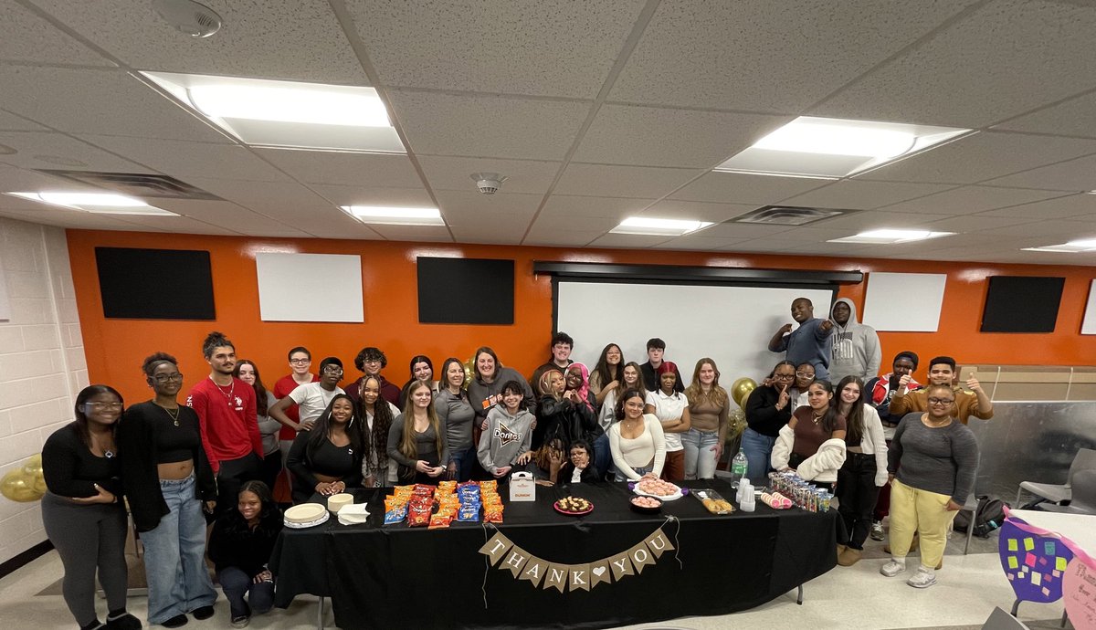 WoodburnMHS's tweet photo. As a token of appreciation, we threw a surprise celebration for our School Social
Worker, Mrs. Vigeant, and Student Assistance Counselor, Mrs. Harden. With their contributions to the school community, we as a team have been able to positively impact the culture of our building. https://t.co/IgMHrUmBLx