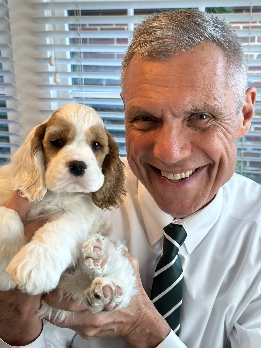 Say hello to the newest Mahoney member— Finley! 🐶