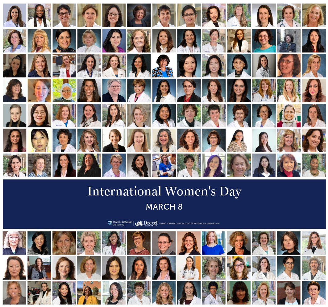 Today we join in celebrating #InternationalWomensDay by recognizing the amazing women of the Sidney Kimmel Cancer Center. Whether they are in the laboratory, the clinic, or out in the community, they are making a difference in our patients' lives and inspire us every day!
