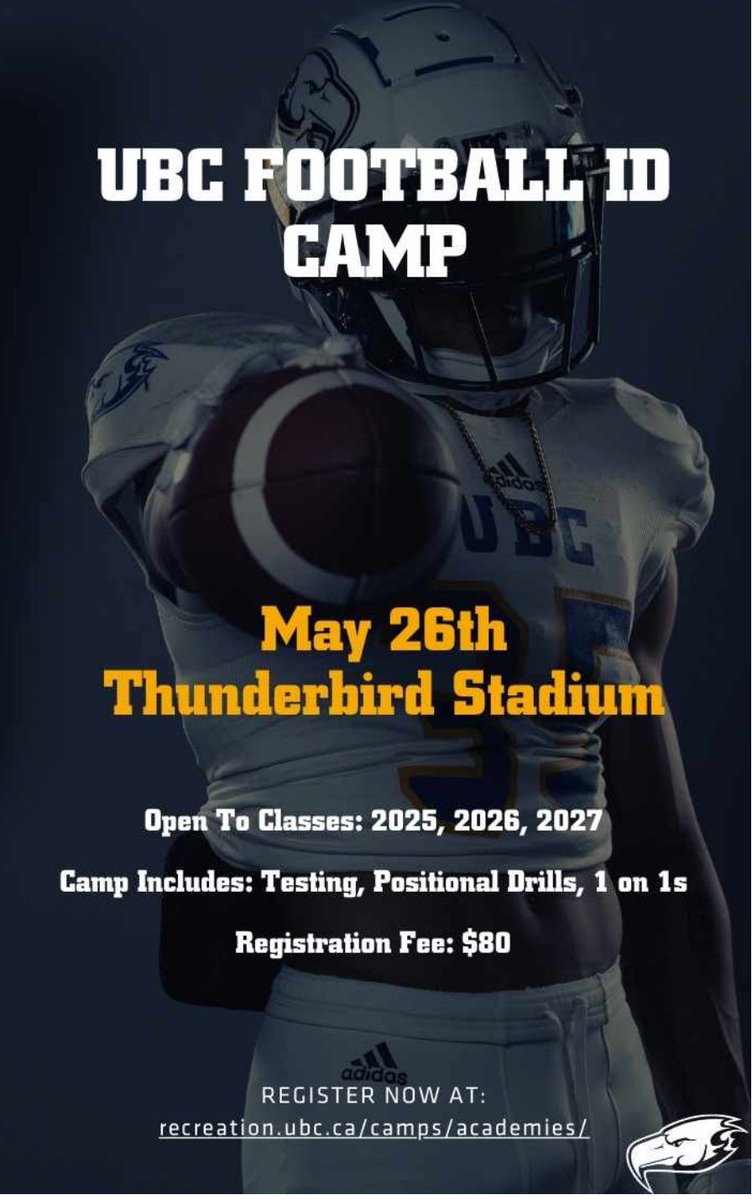 Tristang_fb's tweet photo. Huge thanks to @ShoWill33 and @CoachNill for inviting me out to the UBC ID camp on may 26th https://t.co/57uq1uTeGc