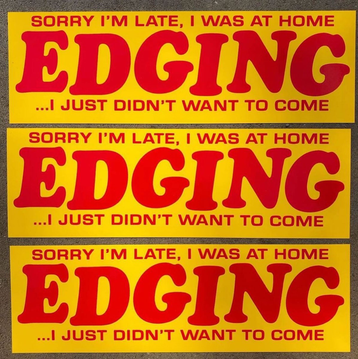 edgeonsolana's tweet photo. SORRY I'M LATE, I WAS AT HOME EDGING  

...I JUST DIDN'T WANT TO COME https://t.co/EJcsPaSiSE