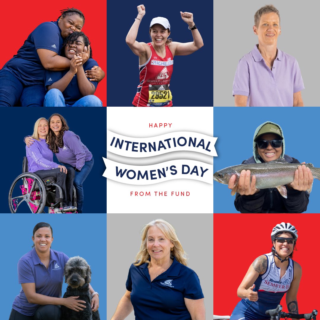 It’s #InternationalWomensDay & we wanted to highlight the awesome women at #TheFund – staff, volunteers, service members, veterans, and family members. We are honored to work with these women and are always in awe of their strength. #BeBoldForChange #FundFriday