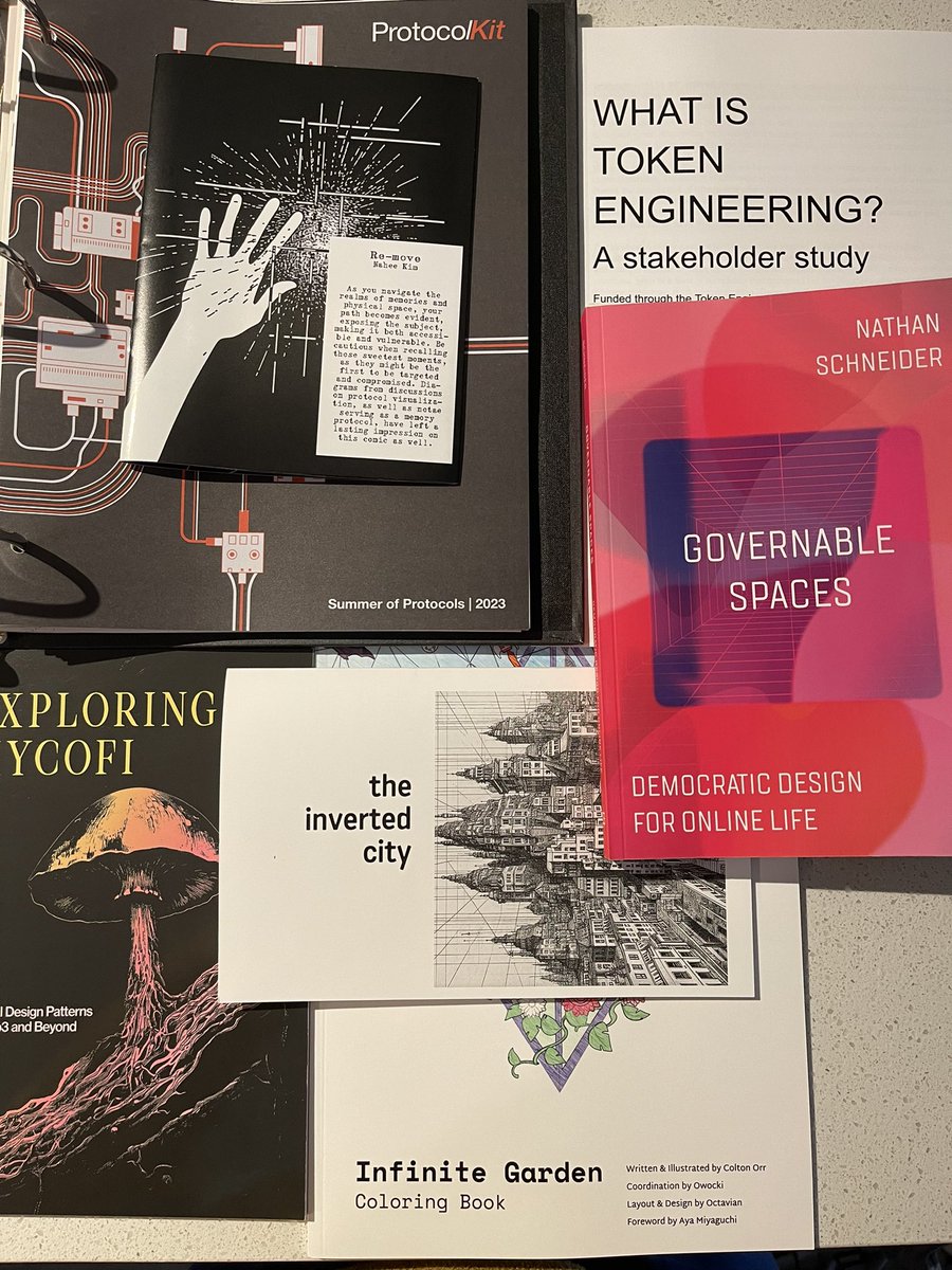 Eugene Leventhal (@bbeats1) on Twitter photo Thanks to all of the wonderful humans in web3 producing quality writing, research, and coloring books! Yay more knowledge and culture building!
Thanks <a href="/ntnsndr/">Nathan Schneider</a> <a href="/_liviade/">Livia</a> <a href="/natscherer_/">Nathalia Scherer</a> <a href="/arlery/">mshal 🐉</a> <a href="/TimBeiko/">timbeiko.eth</a> Summer of Protocols crew <a href="/JessicaZartler/">Jessica Zartler 🌱</a> <a href="/jeffemmett/">Jeff Emmett, Mycopunk 🍄✌️</a> <a href="/owocki/">Kev.Ξth</a> <a href="/gitcoin/">Gitcoin</a> Thanks to all of the wonderful humans in web3 producing quality writing, research, and coloring books! Yay more knowledge and culture building!
Thanks <a href="/ntnsndr/">Nathan Schneider</a> <a href="/_liviade/">Livia</a> <a href="/natscherer_/">Nathalia Scherer</a> <a href="/arlery/">mshal 🐉</a> <a href="/TimBeiko/">timbeiko.eth</a> Summer of Protocols crew <a href="/JessicaZartler/">Jessica Zartler 🌱</a> <a href="/jeffemmett/">Jeff Emmett, Mycopunk 🍄✌️</a> <a href="/owocki/">Kev.Ξth</a> <a href="/gitcoin/">Gitcoin</a>