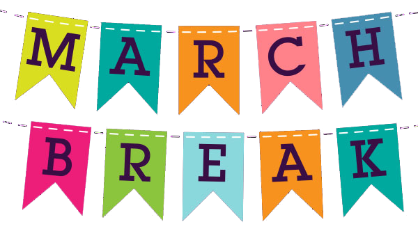 Happy March Break! See you all Monday, March 18th! #MarchBreak