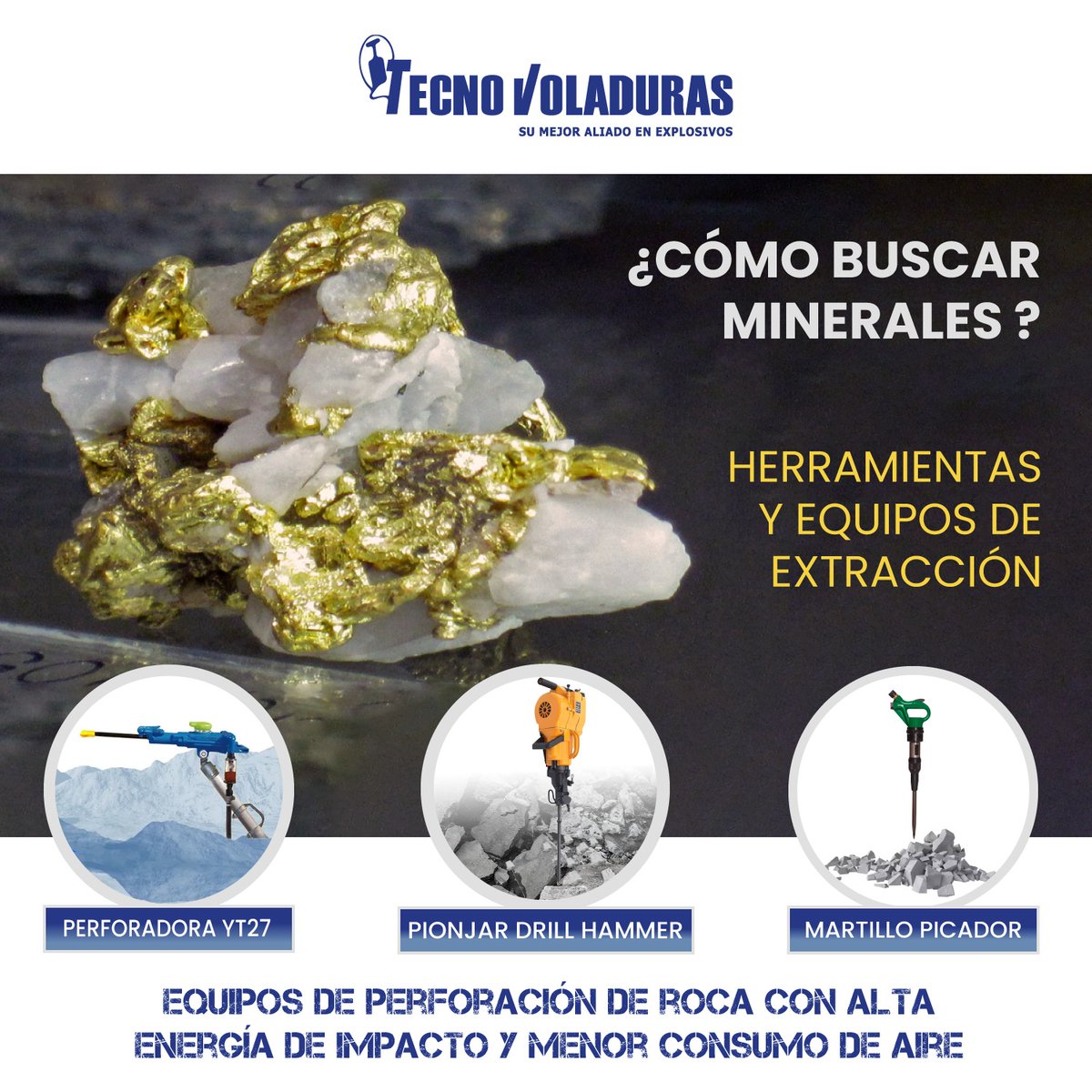 Tecnovoladuras_'s tweet photo. 👍 Con prácticas responsables y equipos idóneos y eficientes, la minería de desarrolla sosteniblemente en Ecuador.
Estamos listos con las mejores herramientas de extracción y performación.
Estamos listos para atenderte
0️⃣9️⃣9️⃣9️⃣6️⃣8️⃣7️⃣3️⃣1️⃣5️⃣
#Tecnovoladuras #taladros #pionjar https://t.co/0zNKTBwN99