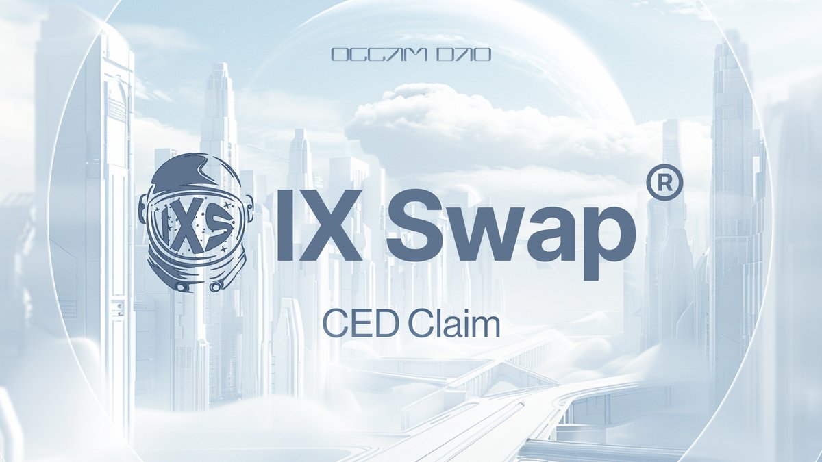 💫 IX Swap CED Rewards Now Available for Eligible Stakers! After more than two years of vesting, we are excited to announce that the @IxSwap CED rewards are finally available for all eligible stakers to claim. This milestone is a testament to the patience and support of our