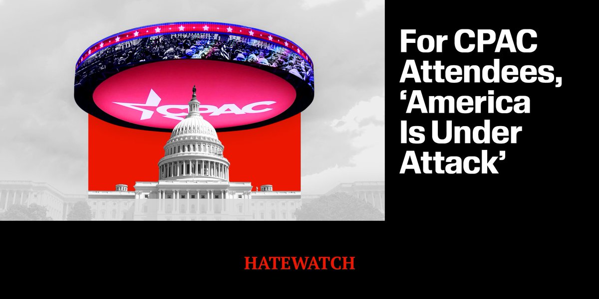 New: Right-wing activists gathered recently for the Conservative Political Action Conference – with one speaker calling for overthrowing democracy. Overall, they zeroed in on those whom they deemed the cardinal threat to the future of the U.S.: the left. splcenter.org/hatewatch/2024…