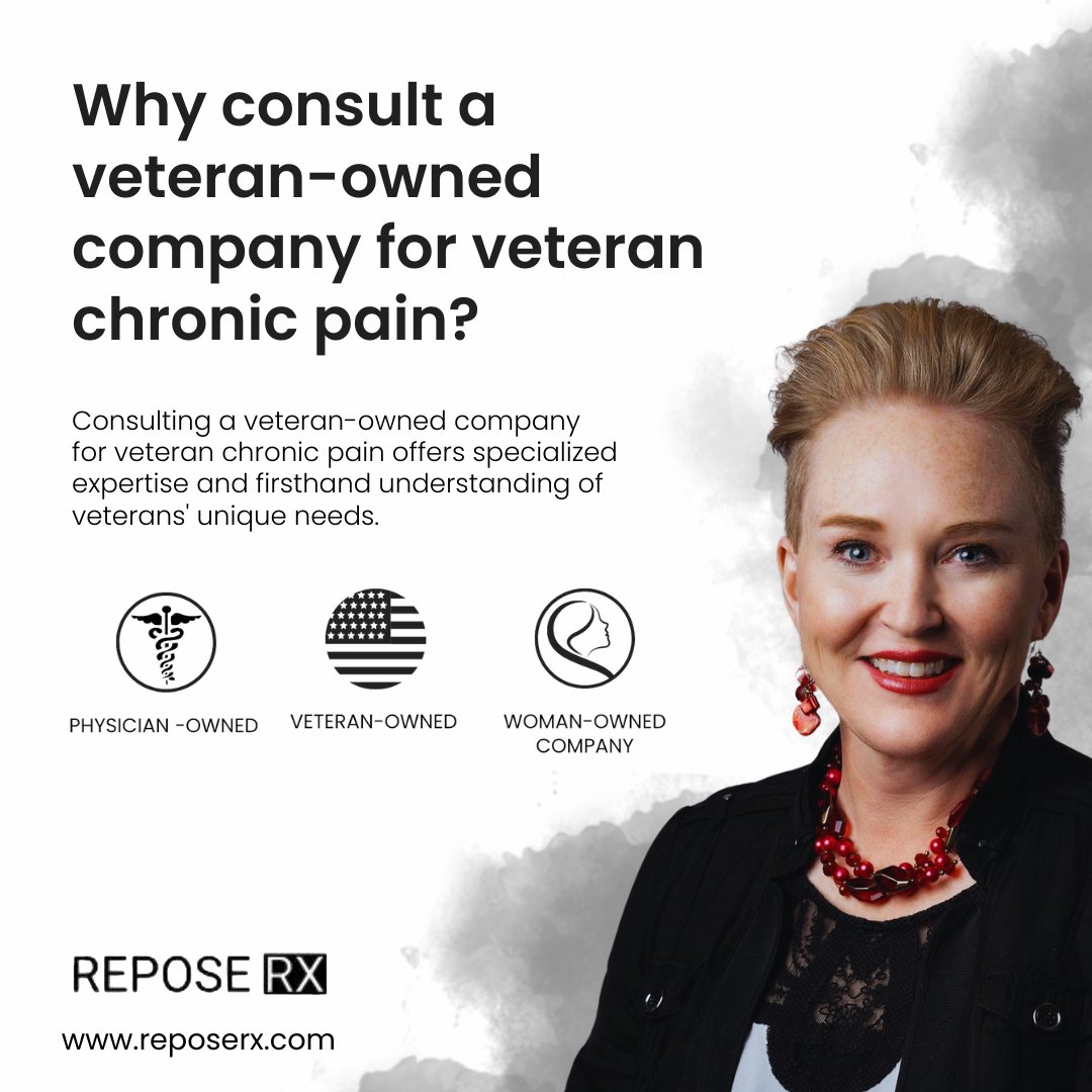 With the combined expertise of a physician, the insight of a veteran, and the nurturing approach of a woman-owned company, we're uniquely equipped to address your pain management needs. #CommittedToCare #PhysicianOwned #VeteranOwned #WomanPhysician #SupportVeteranBusinesses