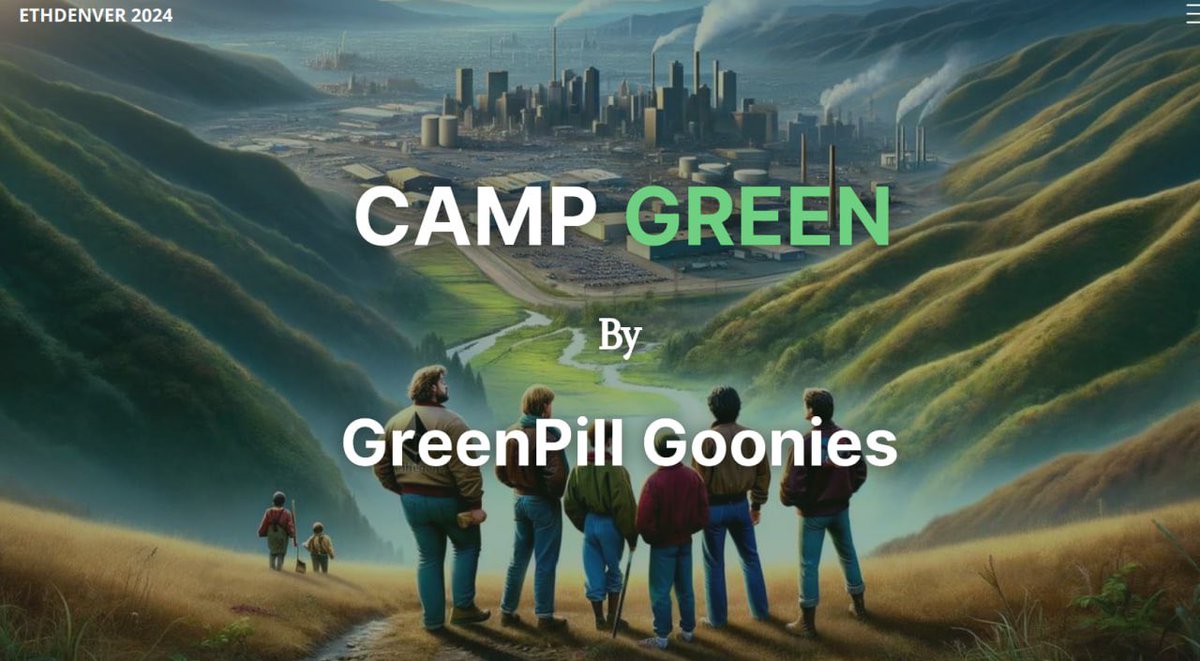 greenpillnet's tweet photo. 🚀Congratulations to the GreenPill Network Dev Guild who placed in the top 50 projects for @EthereumDenver in the community quadratic hackathon vote 🌱

Shout out to the GPN hacker team: 
@time_is_oba 
@0xWildhare 
@gpt_babalu 
and project mentor @izzylawrence11 https://t.co/e22bThCLUm